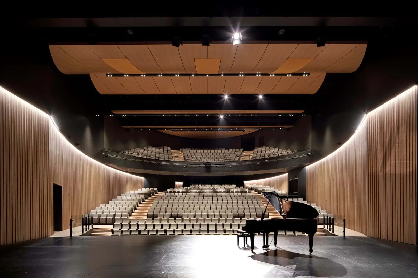 Performing Arts Centre seating at Huntingtower School